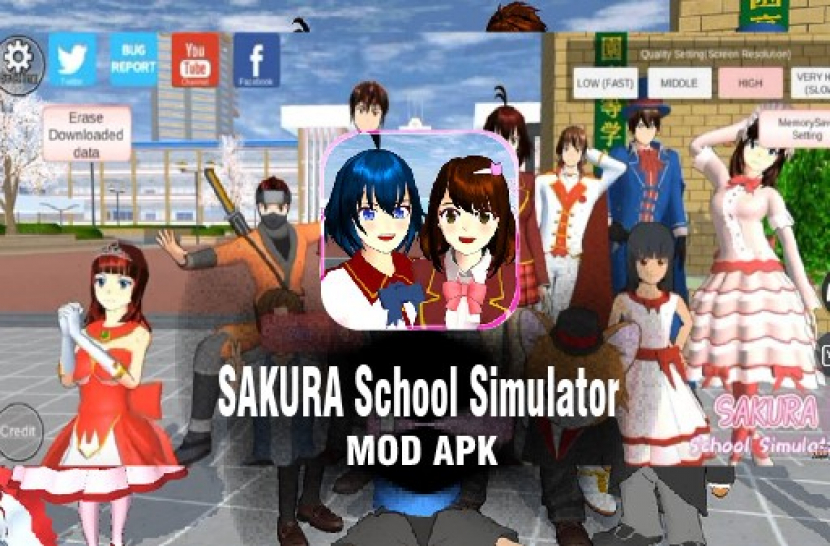 Update SAKURA School Simulator Mod Apk Terbaru