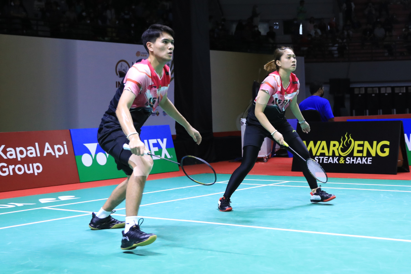 Pasangan ganda campuran baru Pelatnas, Adnan Maulana/Indah Cahya Sari Jamil memulai debut mereka di Indonesia International Series 2022.