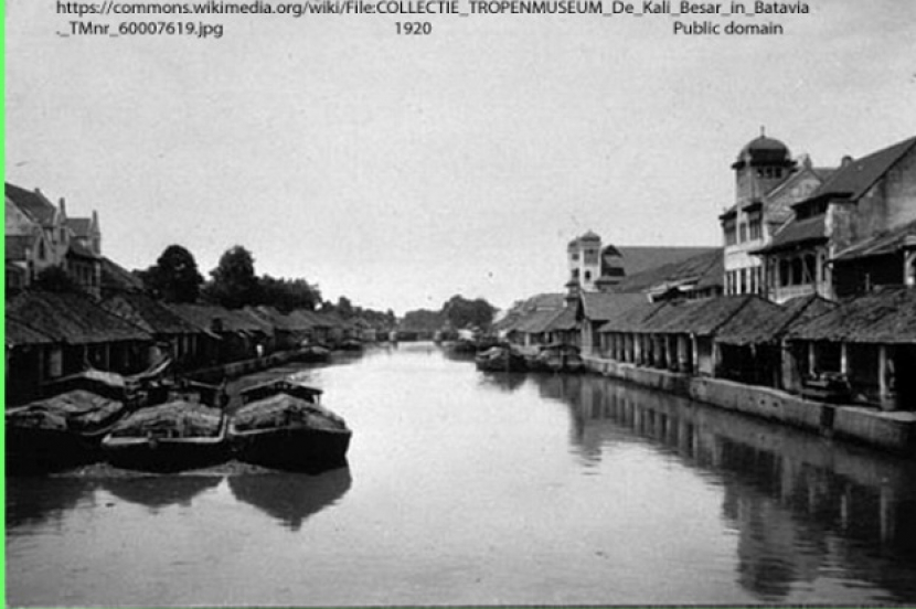 Kali besar pada 1920. Foto: Ilustrasi.