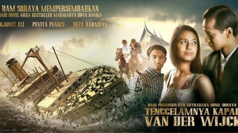 Poster film Tenggelamnya Kapal Van Der Wijck, disutradarai Sunil Soraya