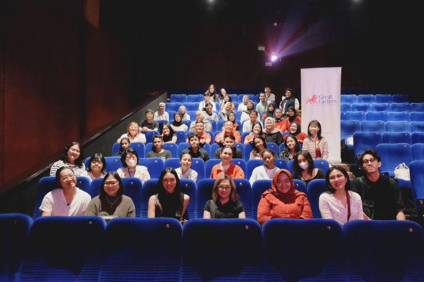 Great Generation Nonton Bareng Andien di XXI Plaza Senayan, 25 November 2023. (Foto: Great Eastern Life Indonesia)