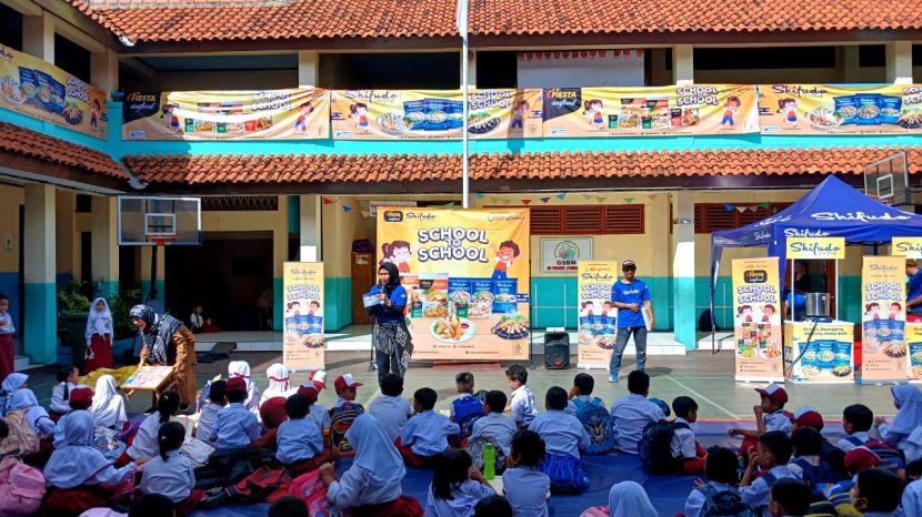 Program Fiesta Seafood School-to-School dan Shifudo School-to-School menyasar anak-anak sekolah dasar (SD). (Foto: Fiesta)