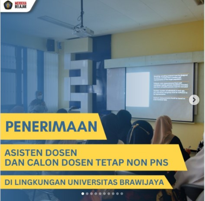 Universitas Brawijaya membuka Lowongan<a href=