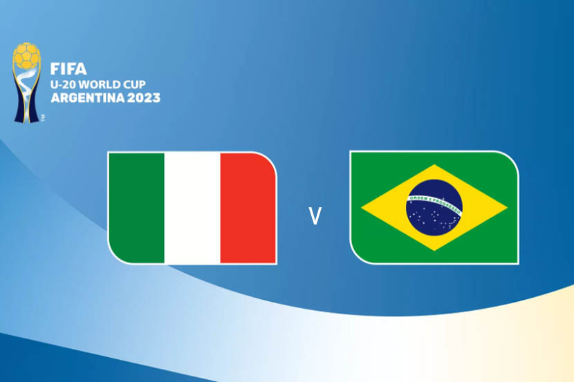 Italia U-20 vs Brazil U-20. (Sumber: FIFA)