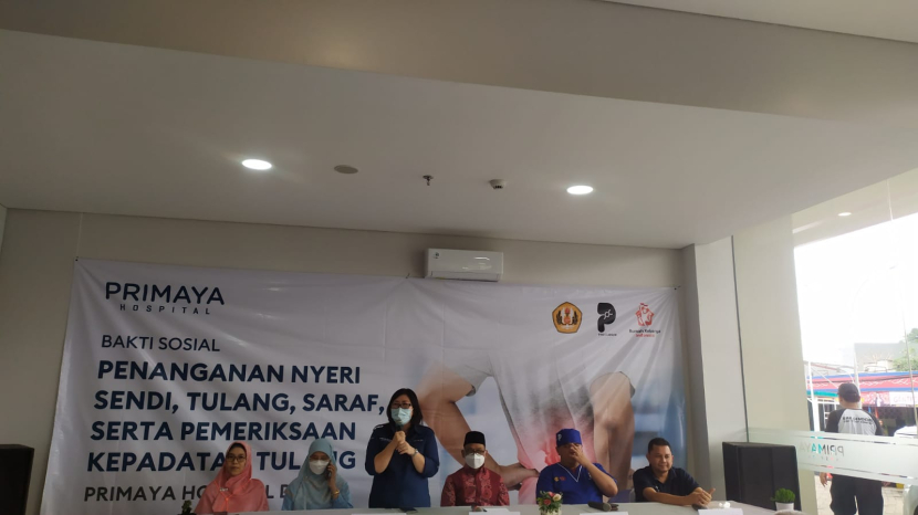 Sebanyak 500 warga Kota Depok, Jawa Barat mendapat layanan pemeriksaan kesehatan gratis yang diadakan Primaya Hospital Depok. Foto: ruzka.republika.co.id