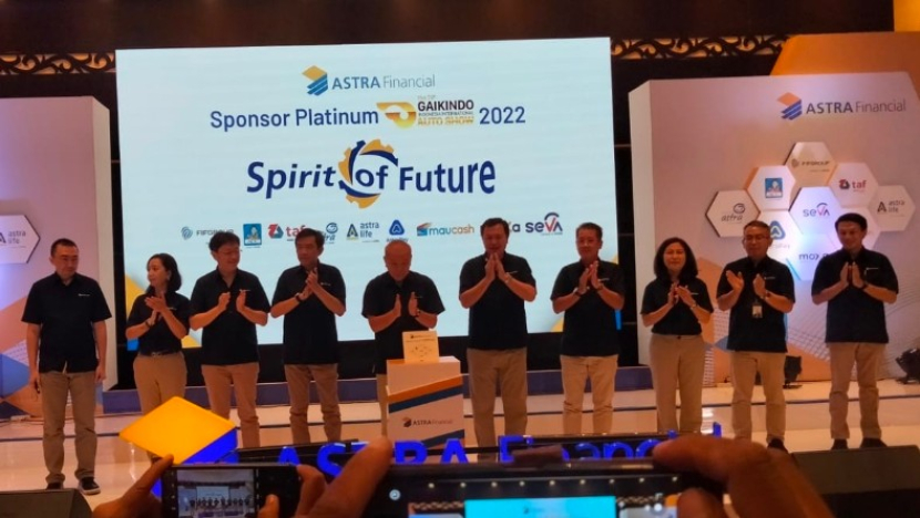 Media Gathering Sponsor Platinum Astra Financial di GIIAS 2022 yang diadakan di Catur Dharma Hall, Menara Astra, Jakarta, Senin (08/08/2022).