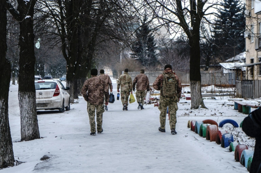 Foto tentara Ukraina di Krasnohorivka [Emre Caylak/Al Jazeera]