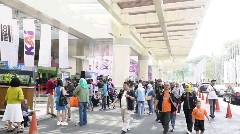 Sebanyak 11.556 pengunjung menghadiri KAI Expo 2023 pada Jumat (29/9) hingga Minggu (1/10). (Foto: Humas PT KAI)