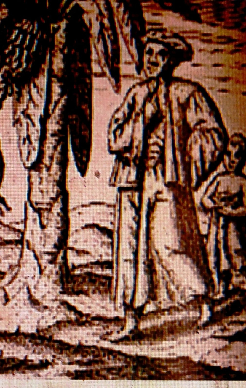 Profile ulama Betawi abad 15. Lithografi Portugis.