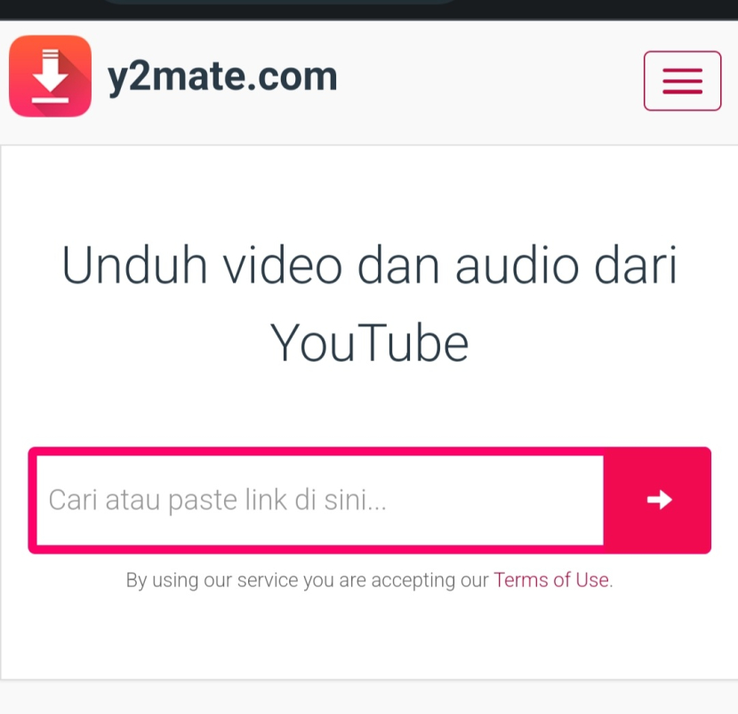 Y2mate adalah situs web untuk mengunduh lagu Mp3 dari Youtube.