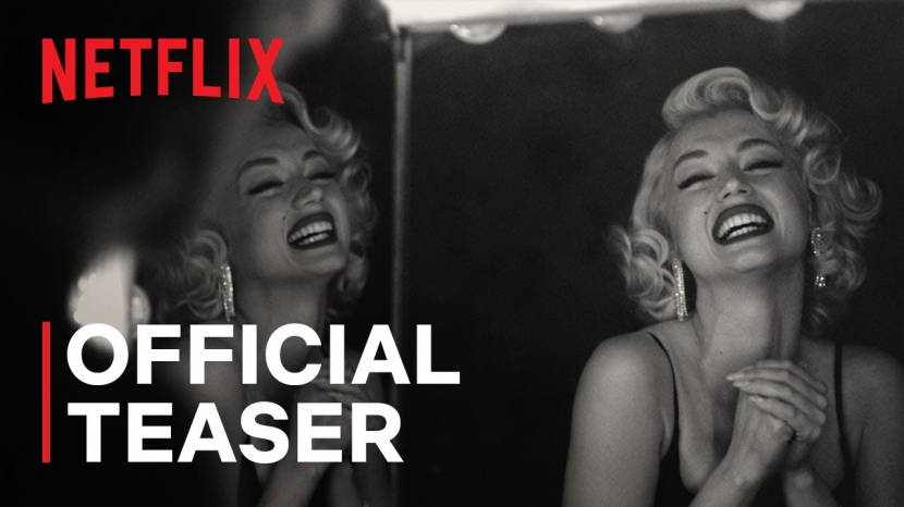 Poster film Blonde yang akan rilis Netflix. Sumber: USA Today
