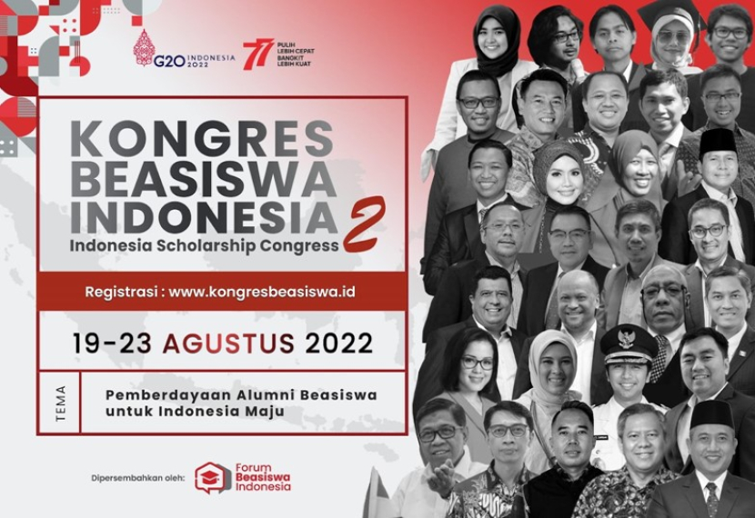 Komite Forum Beasiswa Indonesia menggelar Kongres Beasiswa Indonesia ke-2 pada 19 sampai 23 Agustus 2022. Foto : Komite Forum Beasiswa Indonesia 