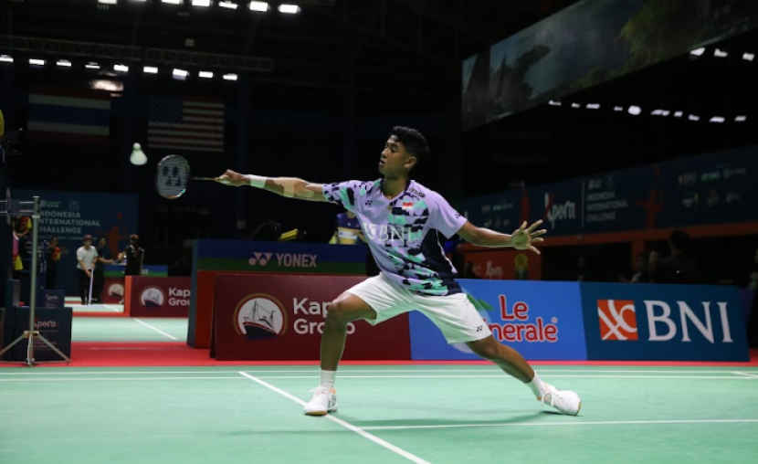 Pemain tunggal putra Indonesia, Alwi Farhan melangkah ke babak kedua Indonesia International Challenge 2023.