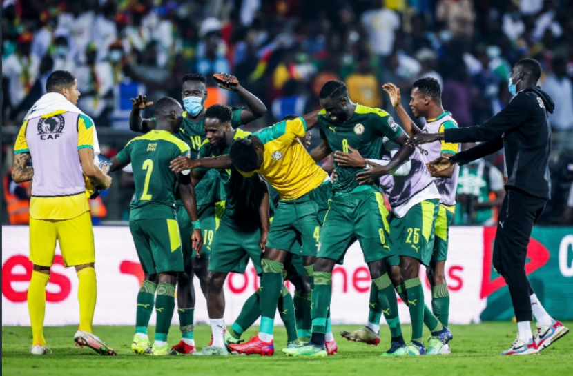 Timnas Senegal di Piala Afrika 2021. (Twitter/@brfootball)