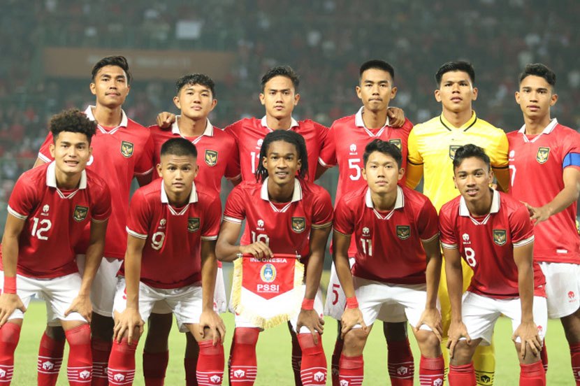 Pemain Timnas Indonesia U 20 di Piala Asia 2023. Sumber: PSSI.