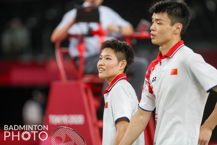 Peraih medali emas Olimpiade 2020 dari Cina, Wang Yilyu/Huang Dongping jadi salah satu wakil Cina yang kalah di final All England 2022. (sumber foto: djarum badminton)