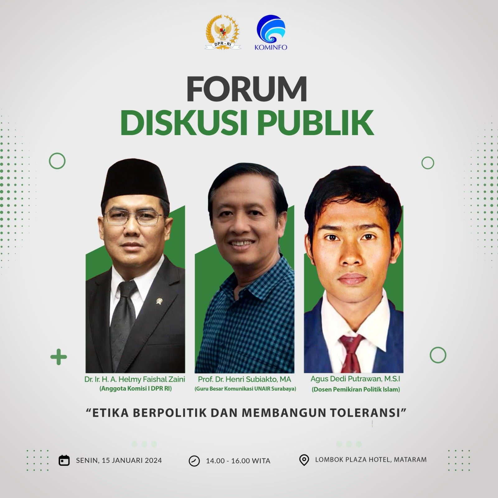 Diskusi Intens dan Gayeng Toleransi Cerdas Pemilu