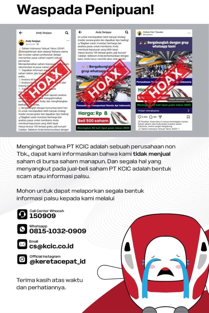 Waspada Penipuan Berkedok Investasi di KCIC