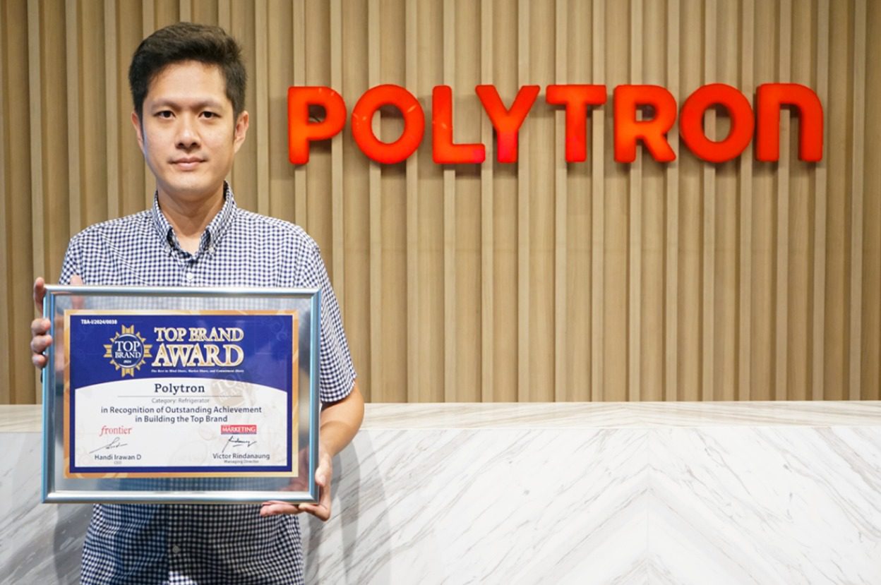 Kulkas Jumbo Belleza Dari Polytron Raih Top Brand Award 2024