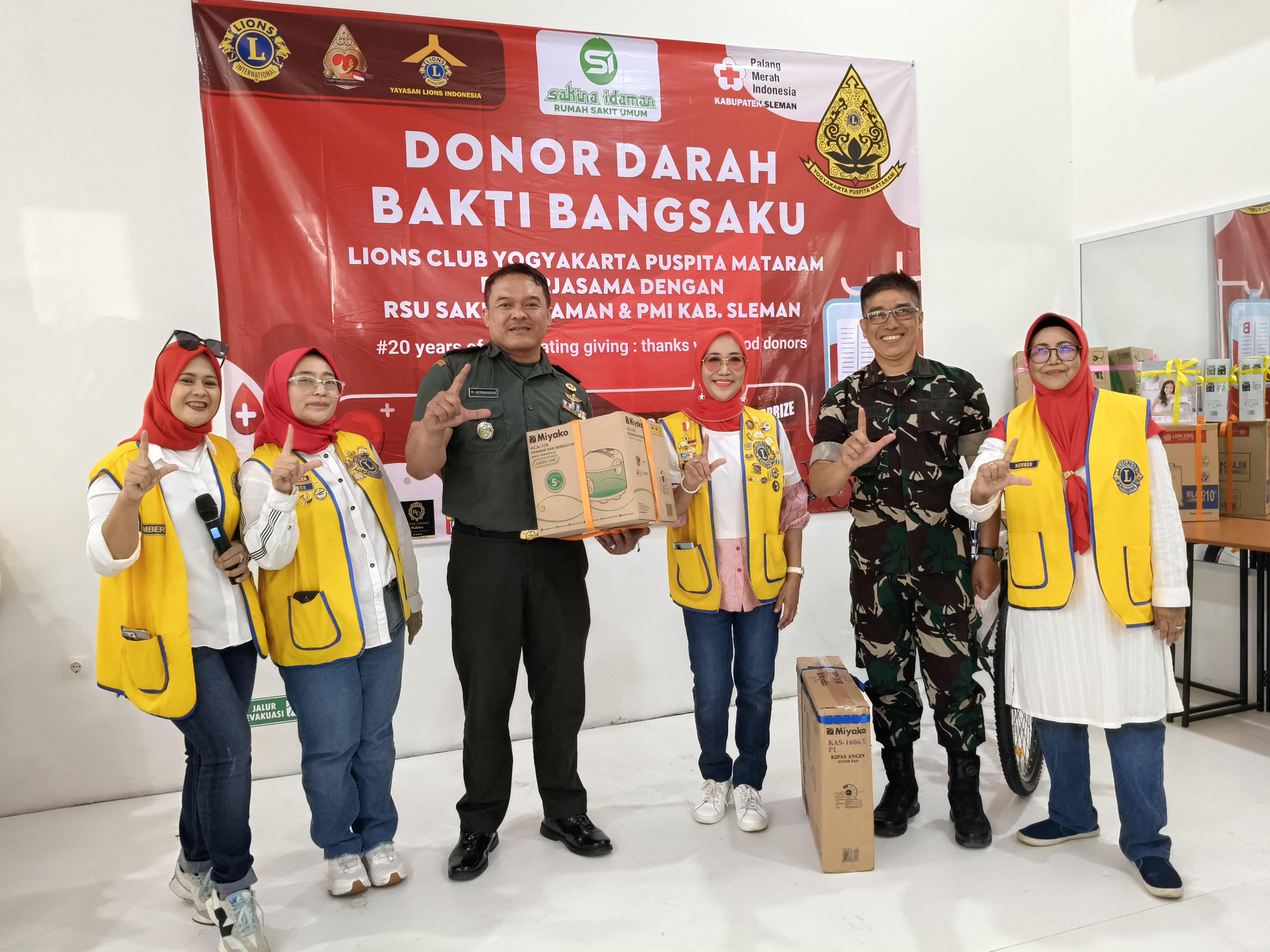 Lions Club YPM Gelar Baksos Donor Darah, Diabetes dan Hunger dalam HUT RI ke79