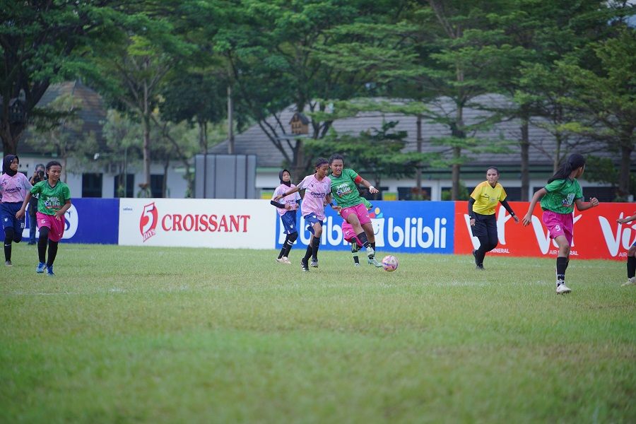 Pertandingan Final MilkLife Soccer Challenge Bandung Seri 1 2025-2026. (MilkLife)