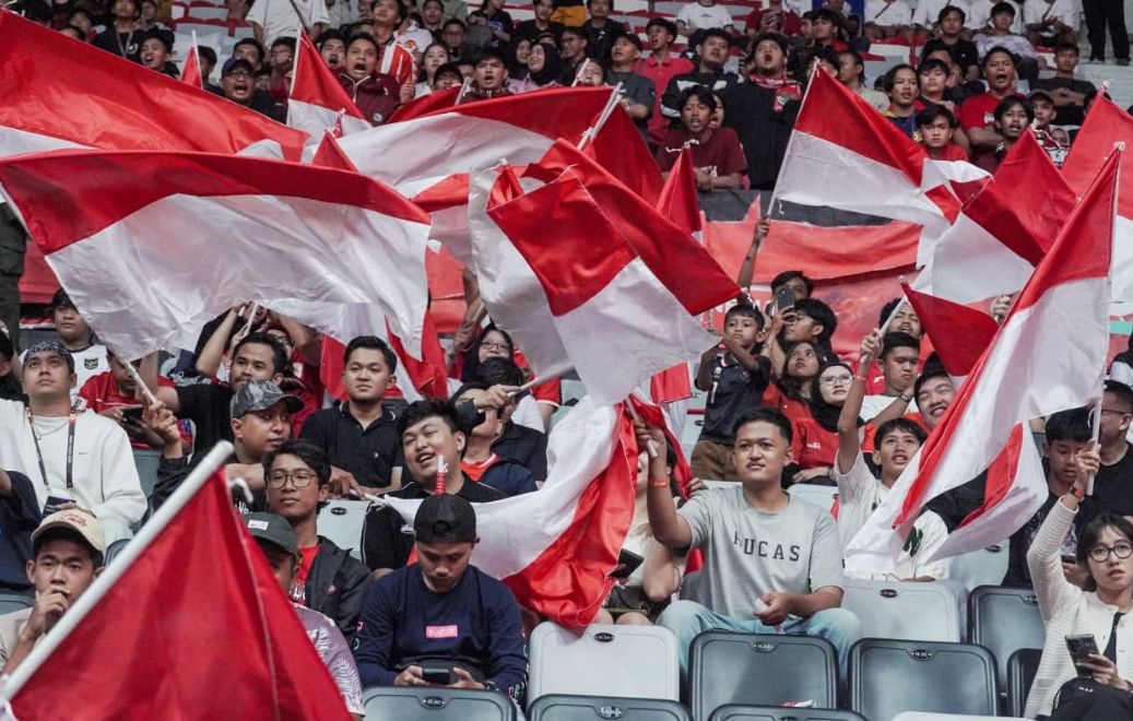 Suporter Timnas Futsal Indonesia