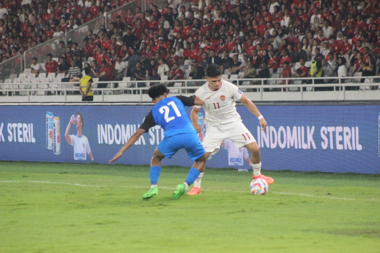 Ragnar Oratmangoen (Timnas Indonesia). (Yogie Gandanaya/Skor.id)