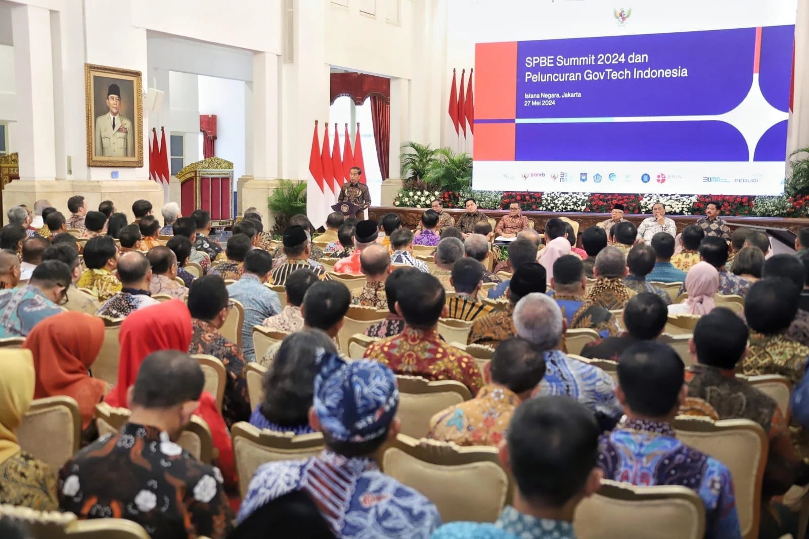 Presiden Jokowi Resmikan SPBE Summit 2024