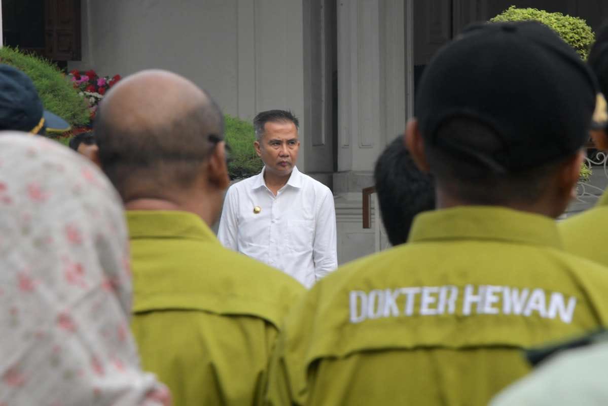 Tim Dokter Kesehatan Hewan Pastikan Hewan Kurban Sesuai Syariat Islam