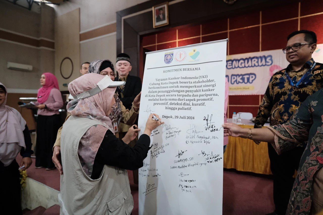 YKI Depok dan Stakeholder Komitmen Atasi Kanker