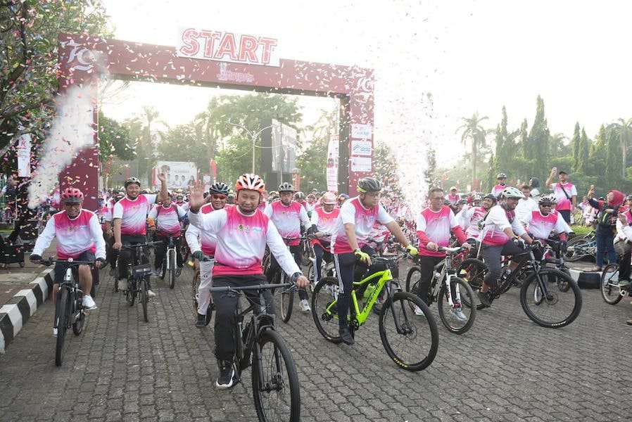 Fun Bike, Senam Formasi Kemerdekaan, dan Pameran UMKM