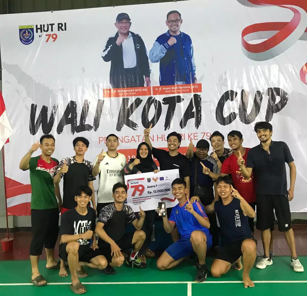 Panmas Sabet Juara Pertama Bulu Tangkis Wali Kota Cup 2024