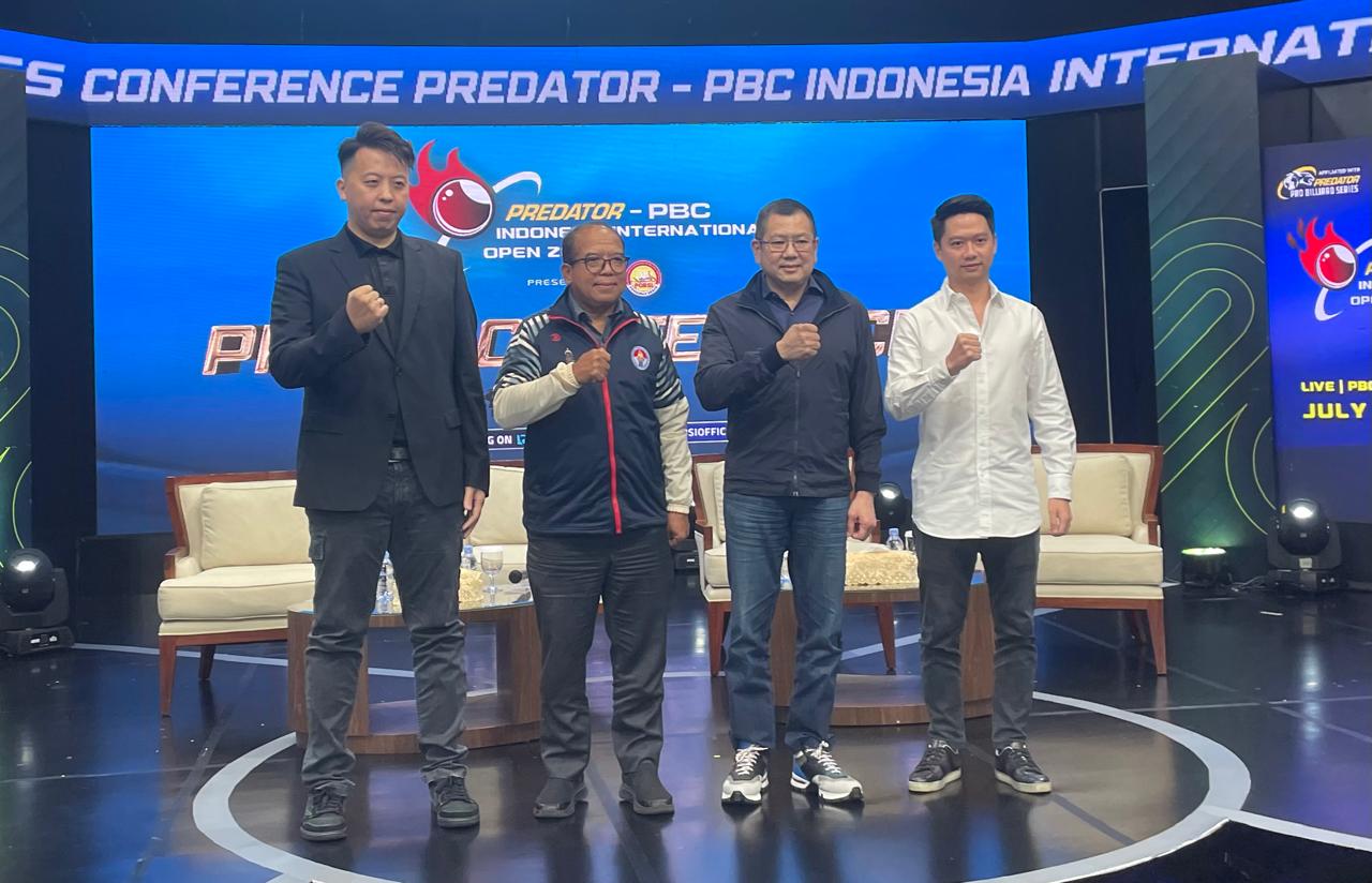 KKonferensi pers Predator PBC Indonesia International Open 2025 di Jakarta, 6 Juli 2025. (Taufani Rahmanda/Skor.id)