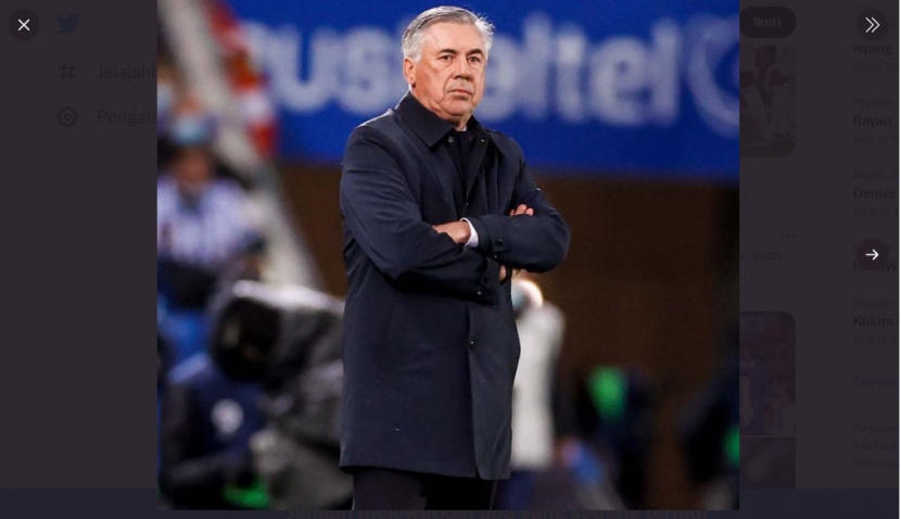 Carlo Ancelotti (Twitter/@MrAncelotti)