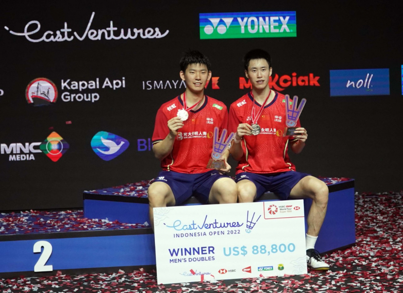 Liu Yuchen bersama Ou Xuanyi meraih gelar juara perdananya di Indonesia Open 2022. Gelar ini merupakan pertama kalinya setelah Liu Yuchen ditinggal pensiun pasangan sebelumnya, Li Junhui.