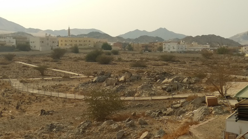 Lokasi Perang Badr yang sekaligus merupakan makam para Syuhada. (Fitriyan Zamzami/Republika).
