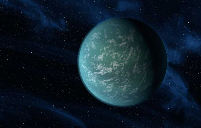 Ilustrasi Kepler 22b, salah satu planet temuan Teleskop Kepler. (Reuters)