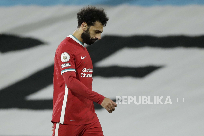 Penyerang Liverpool Mohamed Salah. Ilustrasi. Sumber: republika.co.id