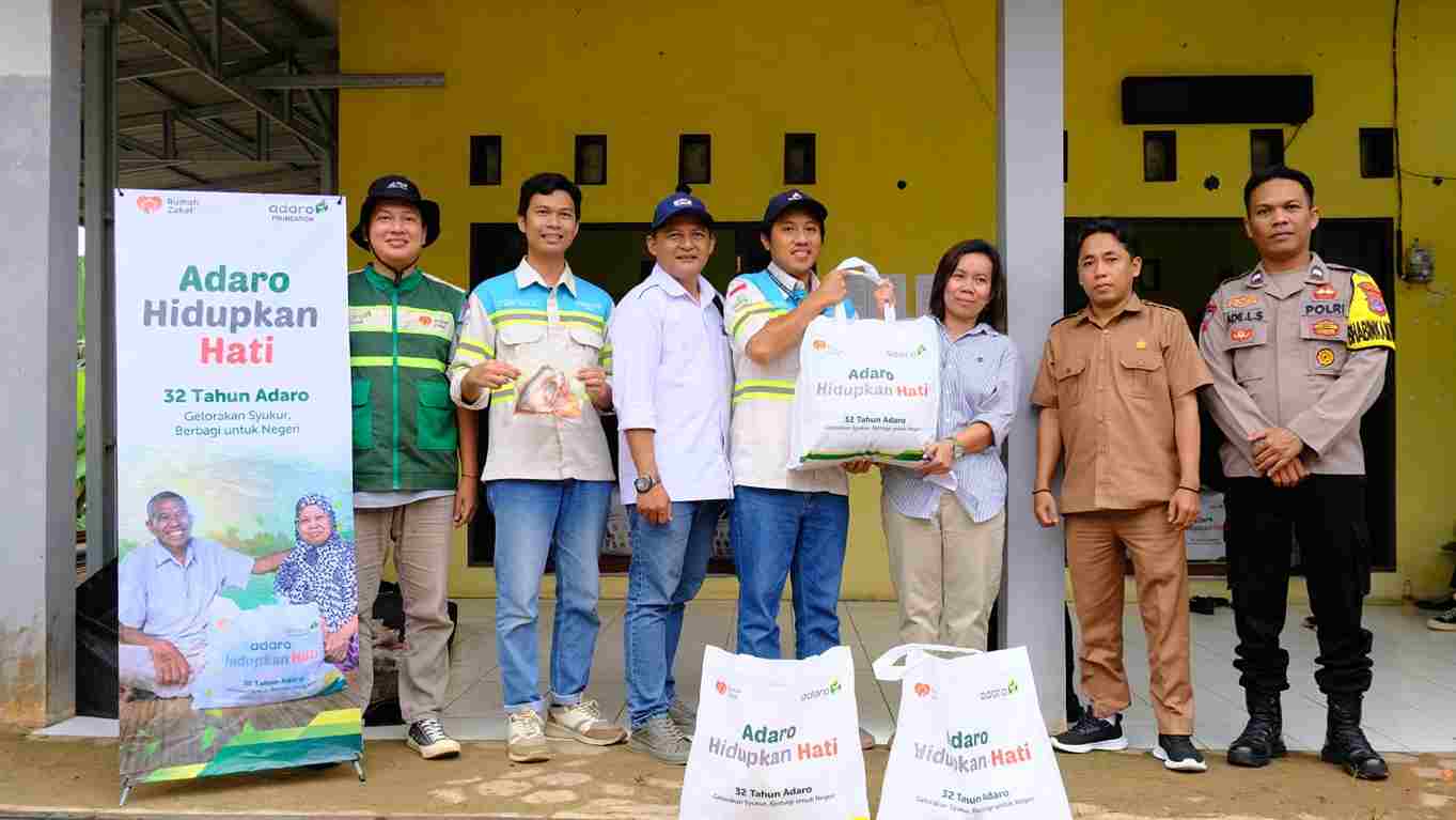 Adaro Konsisten Berbagi, Distribusikan Bantuan Untuk Keluarga Prasejahtera