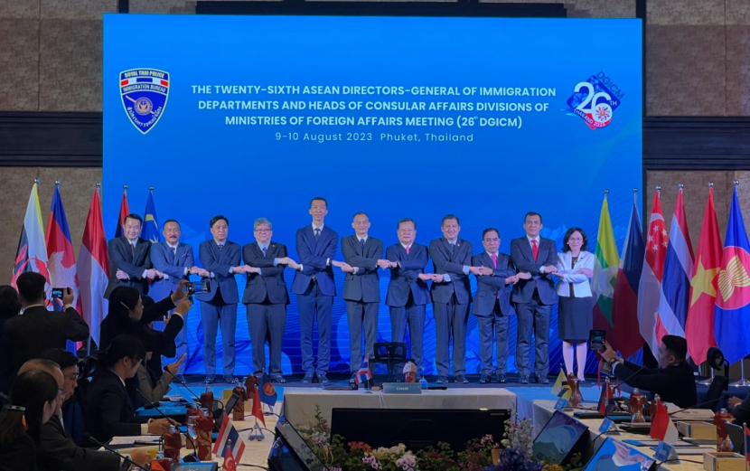 Forum DGICM ke-26 di Hotel Angsana Laguna Phuket-Thailand pada 8 -11 Agustus 2023. Foto: imigrasi.go.id