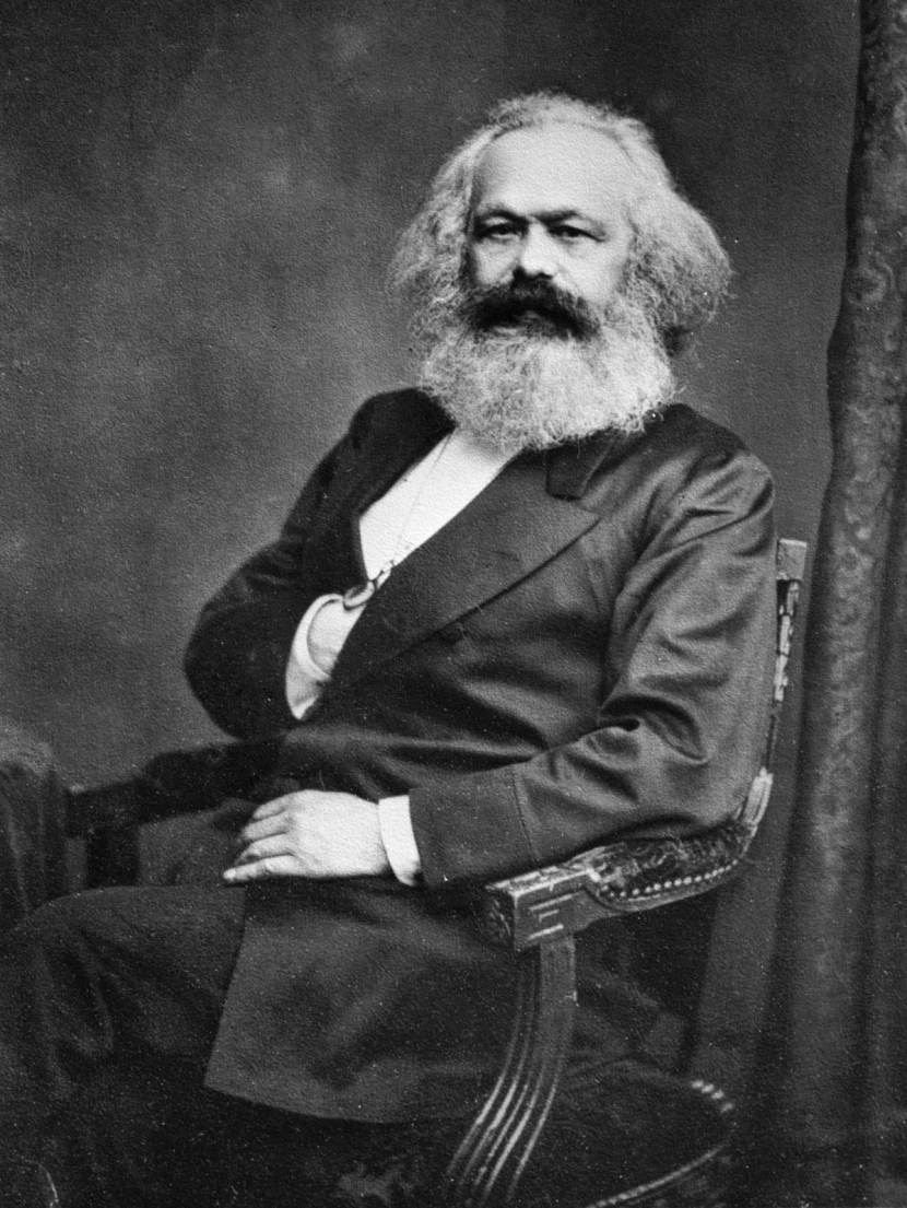 Karl Marx yang mengajarkan Sosialisme anti-Tuhan. Foto: Wikipedia.