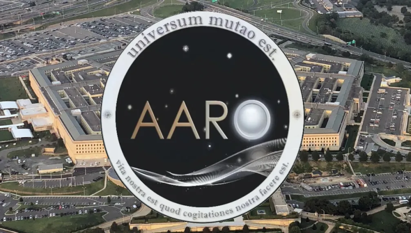 Stempel AARO di depan Pentagon. Gambar: AARO/Wikimedia Commons