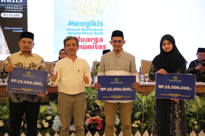 Kegiatan Penghargaan dan Bibliobattle Sayembara Penulisan Buku Umum Keagamaan Islam, Ahad (23/6/2024). (Dok Istimewa)