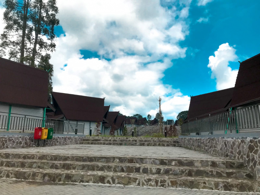 Rest Area Gunung Mas, Puncak, Bogor siap dibuka untuk memulihkan kembali wisata.