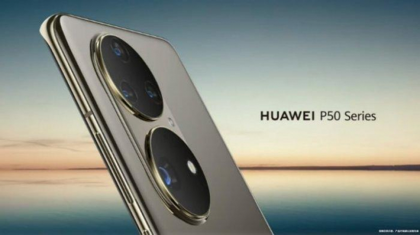 Ponsel Huawei P50 Pro.