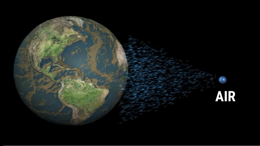 Ketiga semua air dipisahkan dari Bumi. Gambar: Woods Hole Oceanographic Institution