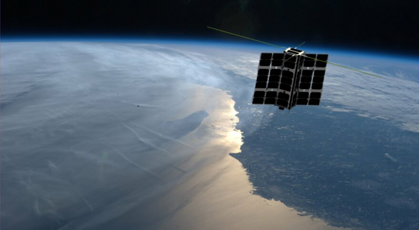 Satelit Spire melacak data maritim, cuaca, dan penerbangan dari luar angkasa. Kredit: Spire Global