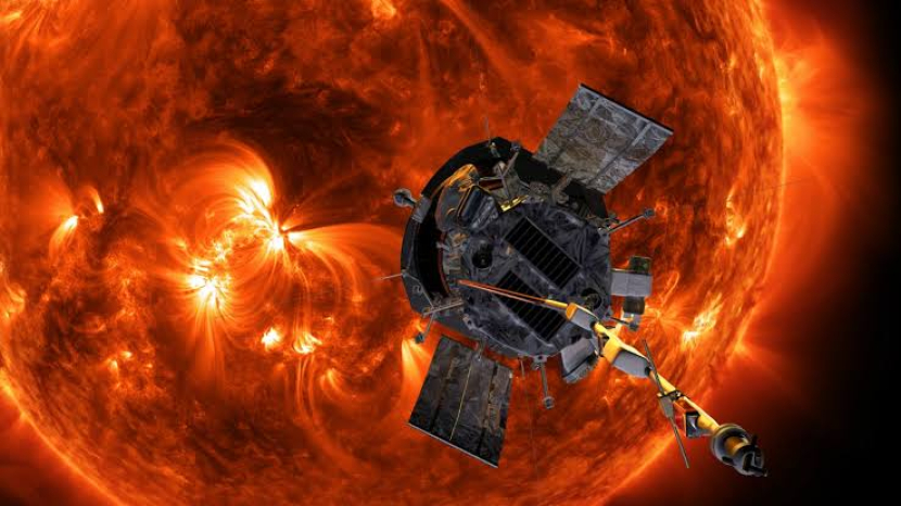 Pesawat antariksa Parker Solar Probe milik NASA mendekati matahari. Gambar: NASA