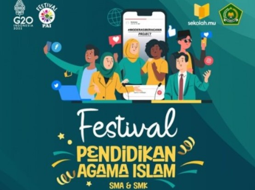Babak final Festival Pendidikan Agama Islam (FAI) tahun 2022 yang digelar di Convention Exhibition (ICE) BSD City, Tangerang Selatan, Banten, ditutup Rabu (26/20/22). Foto :kemenag