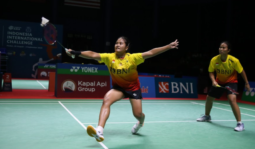 Indonesia memastikan gelar juara di ganda putri di turnamen Indonesia International Challenge 2023. Karena seluruh wakil di ganda putri merupakan pasangan Indonesia. Di antaranya Jesita Putri Miantoro/Febi Setianingrum.